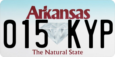 AR license plate 015KYP