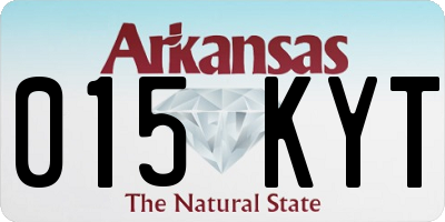 AR license plate 015KYT