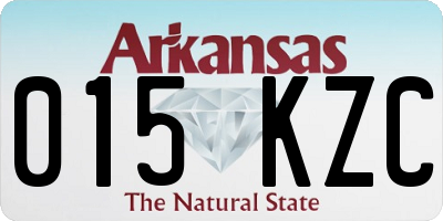 AR license plate 015KZC