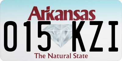 AR license plate 015KZI