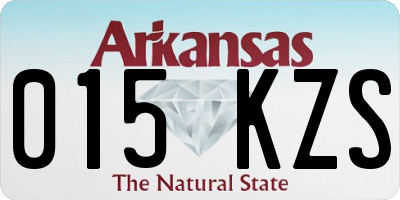 AR license plate 015KZS
