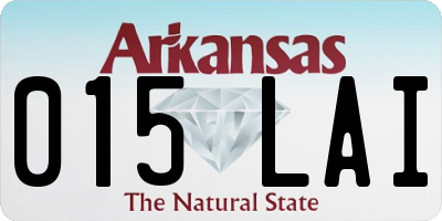 AR license plate 015LAI