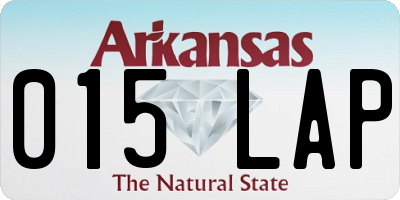 AR license plate 015LAP