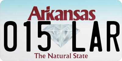 AR license plate 015LAR