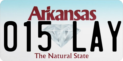 AR license plate 015LAY