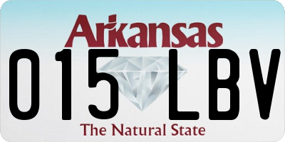 AR license plate 015LBV