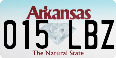 AR license plate 015LBZ