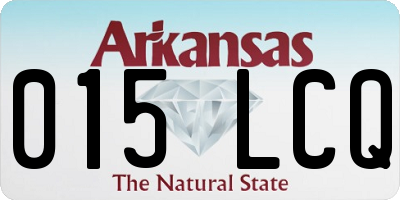 AR license plate 015LCQ