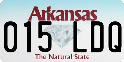 AR license plate 015LDQ