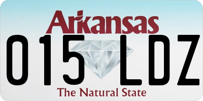 AR license plate 015LDZ