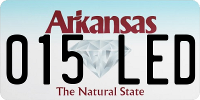 AR license plate 015LED