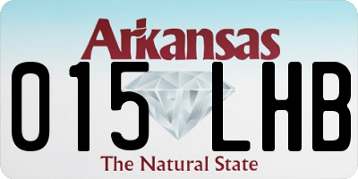 AR license plate 015LHB