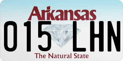 AR license plate 015LHN