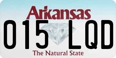AR license plate 015LQD