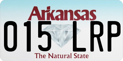 AR license plate 015LRP