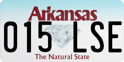 AR license plate 015LSE