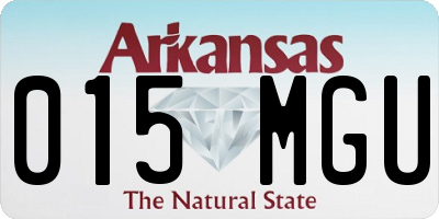 AR license plate 015MGU