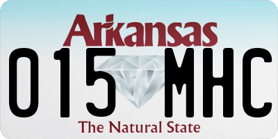 AR license plate 015MHC