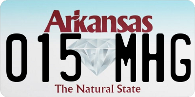 AR license plate 015MHG