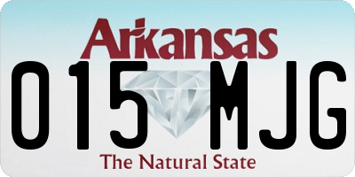 AR license plate 015MJG