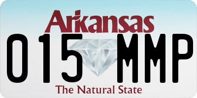 AR license plate 015MMP