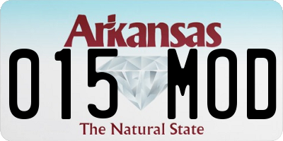 AR license plate 015MOD