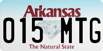 AR license plate 015MTG