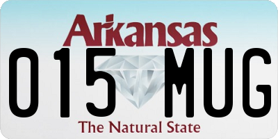 AR license plate 015MUG