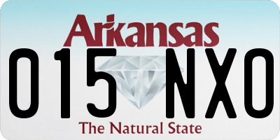 AR license plate 015NXO