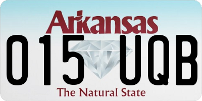 AR license plate 015UQB