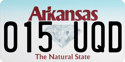AR license plate 015UQD