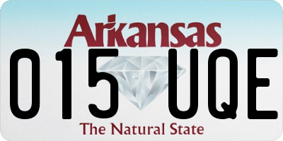 AR license plate 015UQE