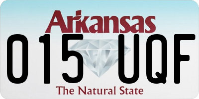 AR license plate 015UQF