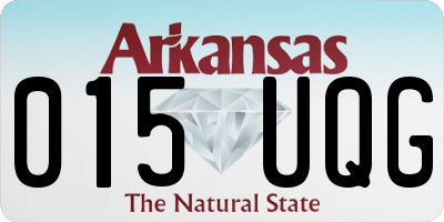 AR license plate 015UQG