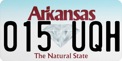 AR license plate 015UQH