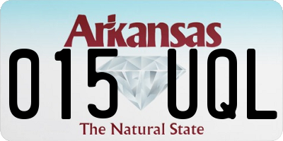 AR license plate 015UQL