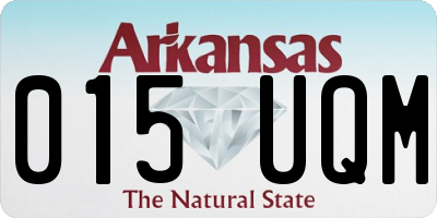 AR license plate 015UQM