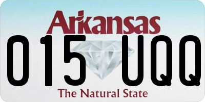 AR license plate 015UQQ
