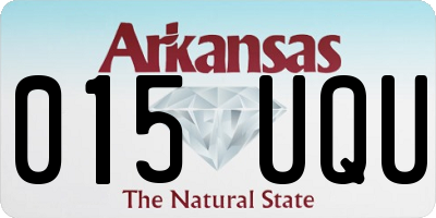 AR license plate 015UQU