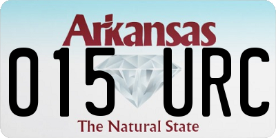 AR license plate 015URC