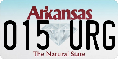 AR license plate 015URG