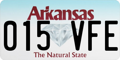 AR license plate 015VFE