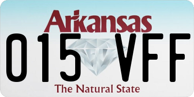 AR license plate 015VFF