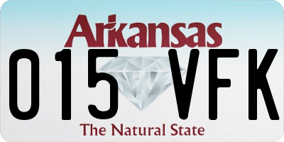 AR license plate 015VFK