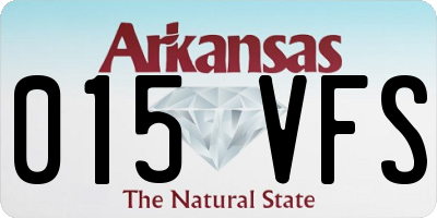 AR license plate 015VFS