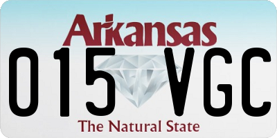 AR license plate 015VGC