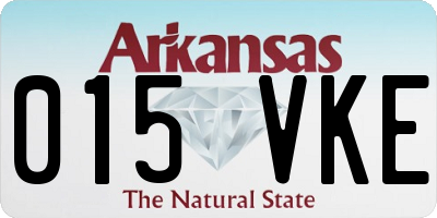AR license plate 015VKE