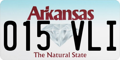 AR license plate 015VLI