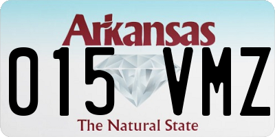 AR license plate 015VMZ