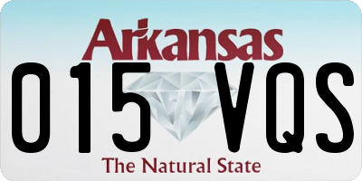 AR license plate 015VQS